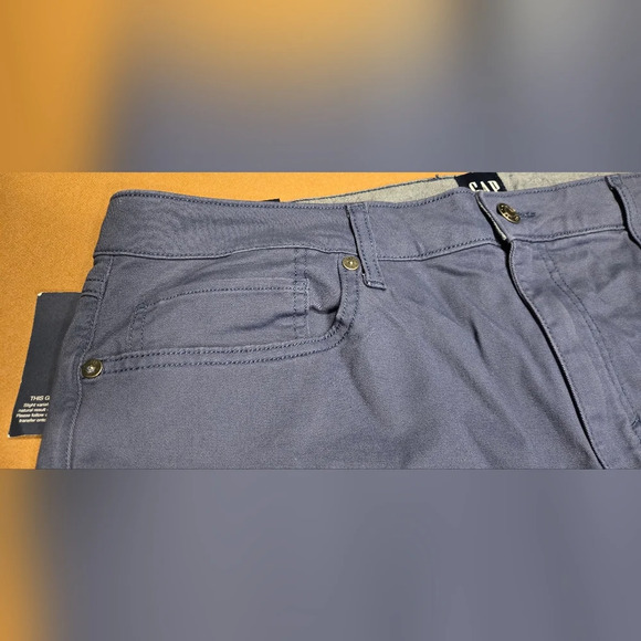 Nwt blue mens Gap 5 pocket pants - Picture 4 of 8